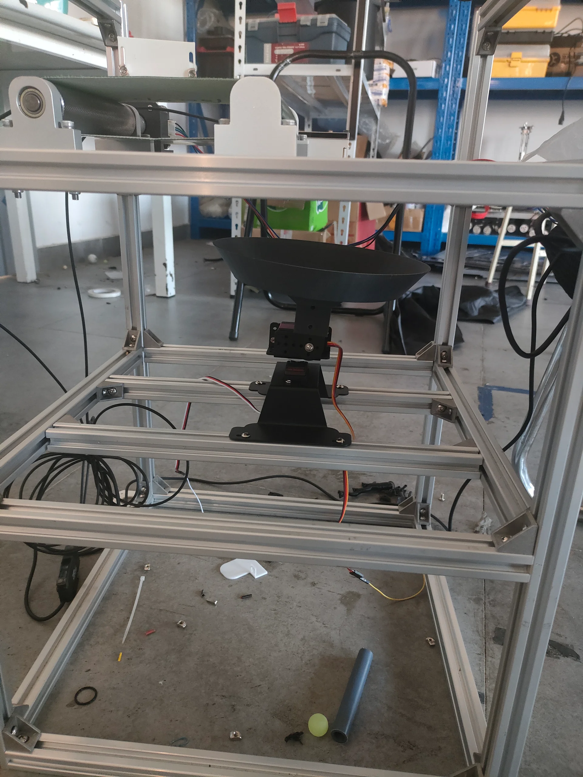 铝型材框架舵机接线