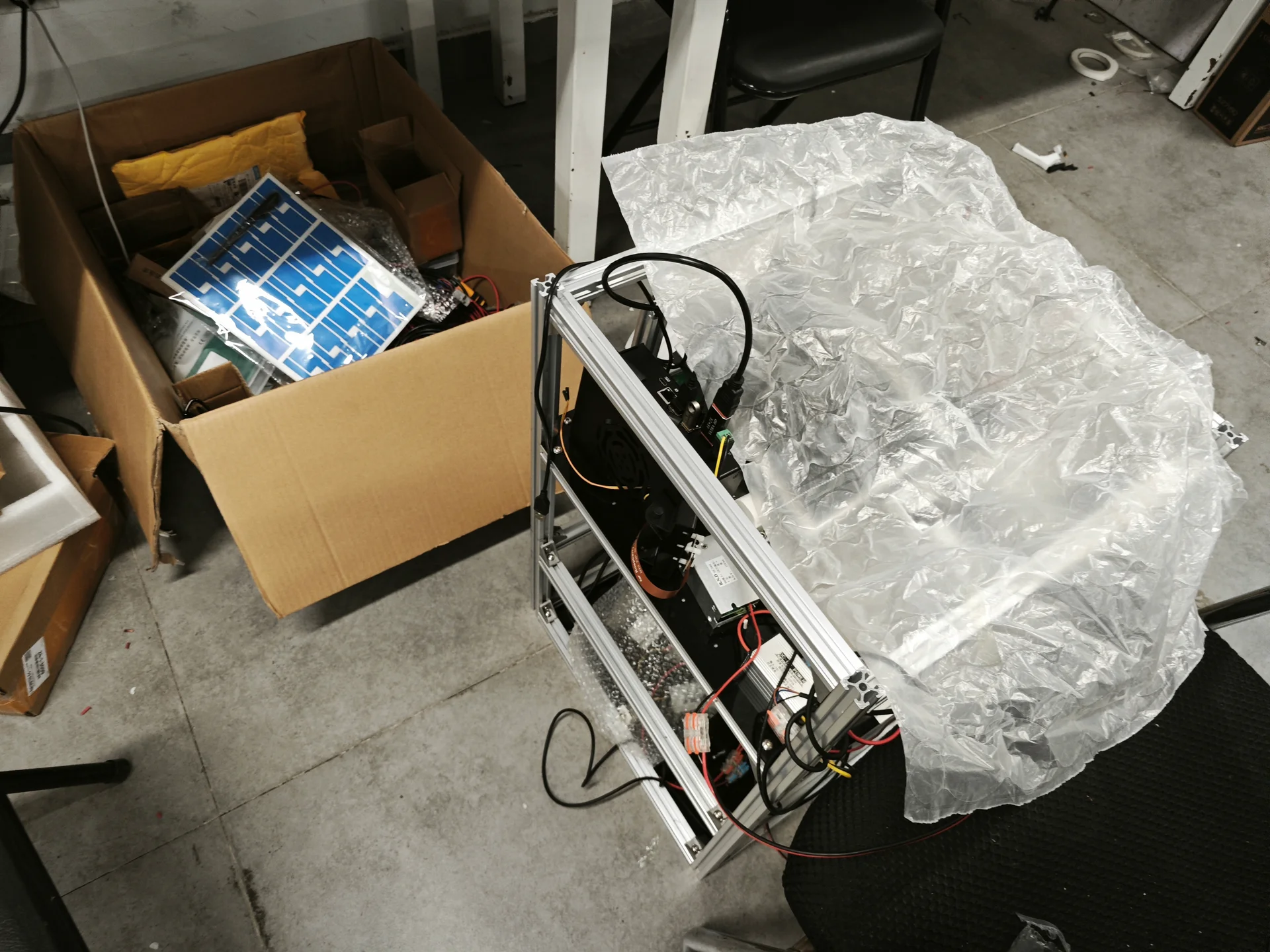 传送带纸杯电池测试