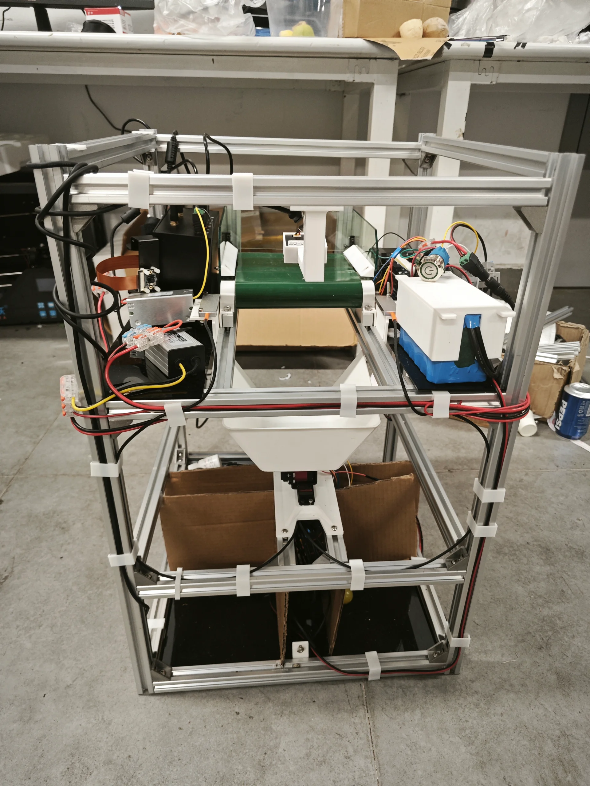 三层设备侧面视图接线